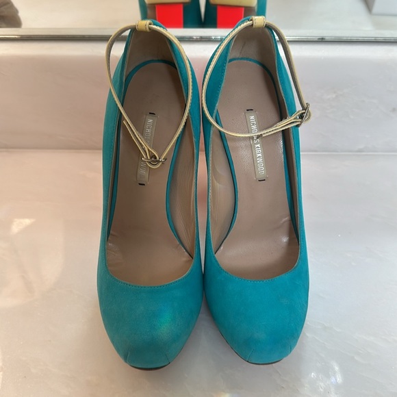 NEW Nicholas Kirkwood block heels size 36 - Picture 2 of 4